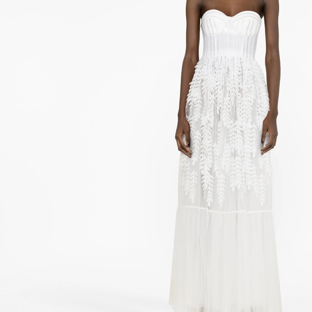 Gorgeous White Strapless Maxi Dress